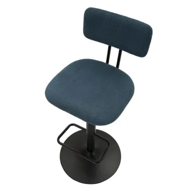 Hoker Barowy LIGHT NAVY 41x47,5x85-106,5 cm (siedzenie 61-83 cm) ZESTAW 2 SZT